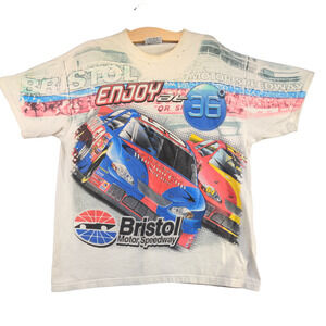 Chase Men's Bristol Motor Speedway T-Shirt White Medium Winston Cup Series